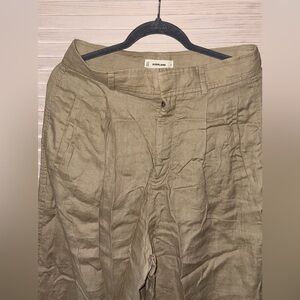 Everlane The Linen Way-High Drape Pant